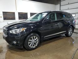 Salvage cars for sale at Blaine, MN auction: 2015 Infiniti QX60