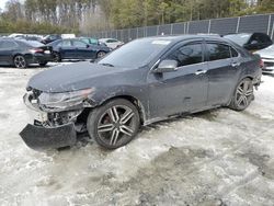 Salvage cars for sale at Waldorf, MD auction: 2012 Acura TSX Tech