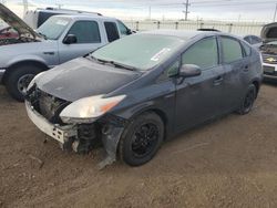 Salvage cars for sale at Elgin, IL auction: 2015 Toyota Prius