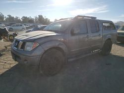 Salvage cars for sale at Martinez, CA auction: 2005 Nissan Frontier Crew Cab LE