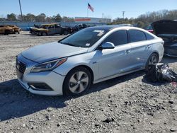 Salvage cars for sale from Copart Montgomery, AL: 2017 Hyundai Sonata Hybrid