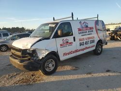 Salvage trucks for sale at Harleyville, SC auction: 2009 Chevrolet Express G2500