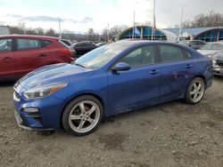 Salvage cars for sale at East Granby, CT auction: 2019 KIA Forte FE