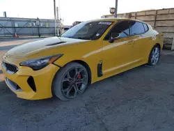 Salvage cars for sale at Anthony, TX auction: 2018 KIA Stinger GT