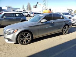 Salvage cars for sale at Hayward, CA auction: 2015 Mercedes-Benz C300