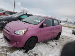 Salvage cars for sale at Dyer, IN auction: 2015 Mitsubishi Mirage DE