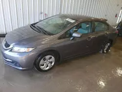 Salvage cars for sale from Copart Franklin, WI: 2014 Honda Civic LX