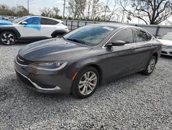 Salvage cars for sale from Copart Riverview, FL: 2015 Chrysler 200 Limited