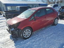 Salvage cars for sale from Copart Wichita, KS: 2013 KIA Rio LX