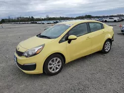 Salvage cars for sale at Lumberton, NC auction: 2016 KIA Rio LX