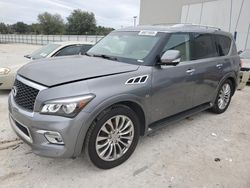 Infiniti qx80 salvage cars for sale: 2015 Infiniti QX80