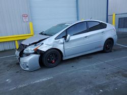 Salvage cars for sale at Vallejo, CA auction: 2011 Toyota Prius