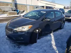 Salvage cars for sale at New Britain, CT auction: 2016 KIA Forte LX