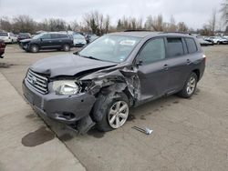 Salvage cars for sale at Woodburn, OR auction: 2008 Toyota Highlander