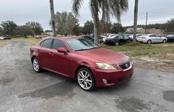 Salvage cars for sale at Apopka, FL auction: 2006 Lexus IS 250