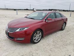 Salvage cars for sale at New Braunfels, TX auction: 2014 Lincoln MKZ Hybrid