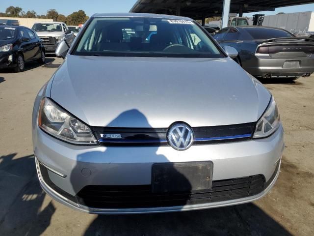 2016 Volkswagen E-GOLF SE