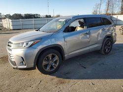 Salvage cars for sale at Dunn, NC auction: 2017 Toyota Highlander Limited