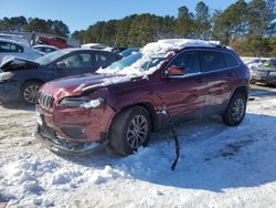 Jeep salvage cars for sale: 2021 Jeep Cherokee Latitude LUX