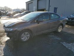 Salvage cars for sale at Duryea, PA auction: 2015 Honda Civic LX