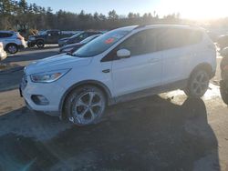 Salvage cars for sale at Windham, ME auction: 2017 Ford Escape SE