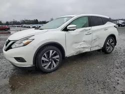 Salvage cars for sale at Lumberton, NC auction: 2018 Nissan Murano S