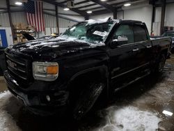 Salvage cars for sale at West Mifflin, PA auction: 2015 GMC Sierra K1500 SLE