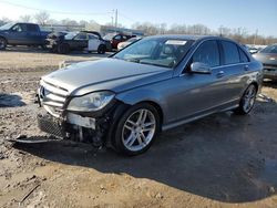 Salvage cars for sale from Copart Louisville, KY: 2012 Mercedes-Benz C 300 4matic