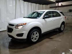 Salvage cars for sale at Ebensburg, PA auction: 2017 Chevrolet Equinox LS