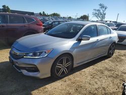 Salvage cars for sale at American Canyon, CA auction: 2017 Honda Accord Sport Special Edition