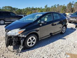 Salvage cars for sale at Houston, TX auction: 2015 Toyota Prius