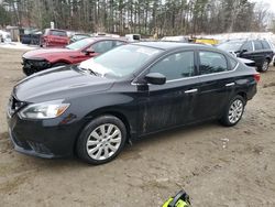 Salvage cars for sale at North Billerica, MA auction: 2016 Nissan Sentra S