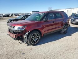 Salvage cars for sale at Kansas City, KS auction: 2017 Ford Explorer Sport