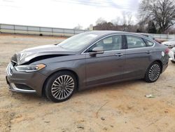 Salvage cars for sale at Chatham, VA auction: 2018 Ford Fusion SE