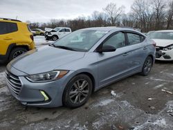 Salvage cars for sale at Ellwood City, PA auction: 2017 Hyundai Elantra SE