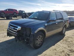 Salvage cars for sale at Spartanburg, SC auction: 2014 Ford Expedition XLT