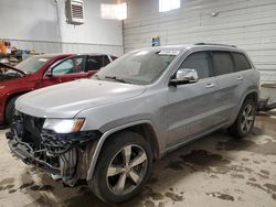 Salvage cars for sale at Des Moines, IA auction: 2014 Jeep Grand Cherokee Overland