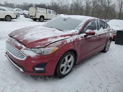 Salvage cars for sale at Ellwood City, PA auction: 2019 Ford Fusion SE