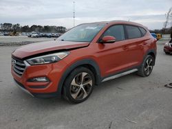 Salvage cars for sale at Dunn, NC auction: 2017 Hyundai Tucson Limited