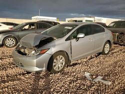 Salvage cars for sale at Phoenix, AZ auction: 2012 Honda Civic LX