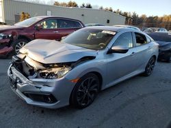 Honda salvage cars for sale: 2021 Honda Civic Sport