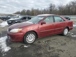 Salvage cars for sale from Copart Brookhaven, NY: 2002 Toyota Camry LE