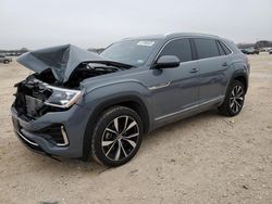 Salvage cars for sale at San Antonio, TX auction: 2024 Volkswagen Atlas Cross Sport SEL Premium R-Line