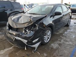 Salvage cars for sale at Pekin, IL auction: 2015 Toyota Corolla L