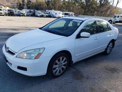 Salvage cars for sale at Van Nuys, CA auction: 2007 Honda Accord EX