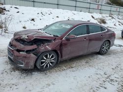 Salvage cars for sale at Davison, MI auction: 2016 Chevrolet Malibu LT