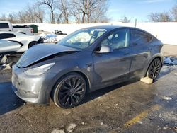 Salvage cars for sale at Bridgeton, MO auction: 2020 Tesla Model Y