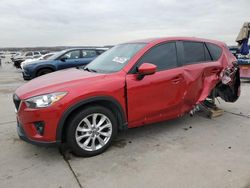 Salvage cars for sale from Copart Grand Prairie, TX: 2015 Mazda CX-5 GT