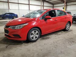 Salvage cars for sale at auction: 2016 Chevrolet Cruze LS