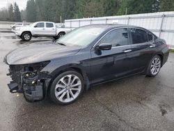 Salvage cars for sale at Arlington, WA auction: 2015 Honda Accord Sport